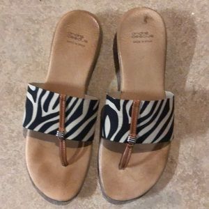Zebra Sandals